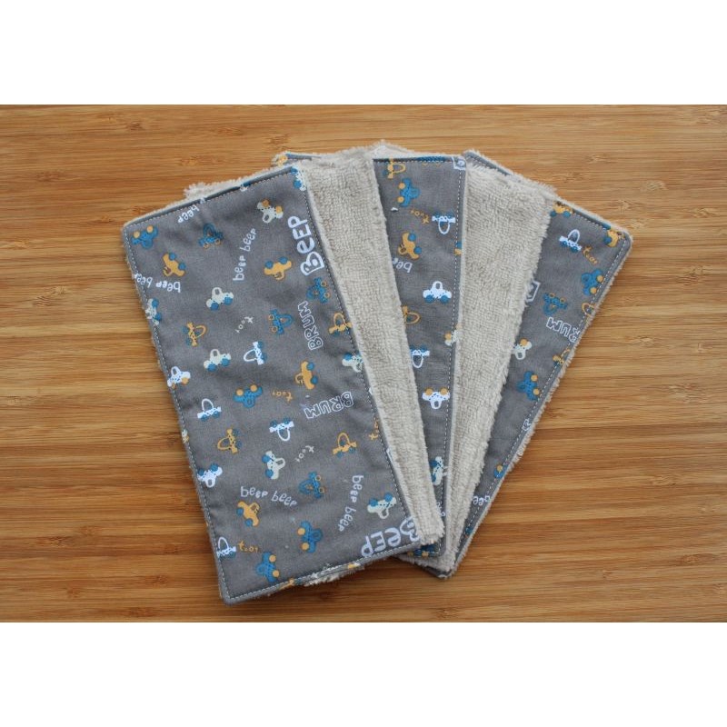 Lot de lingettes lavables