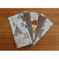 Lot de lingettes lavables