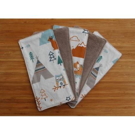 Lot de lingettes lavables