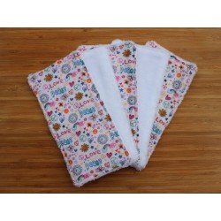 Lot de lingettes lavables