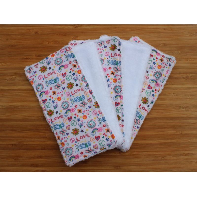Lot de lingettes lavables