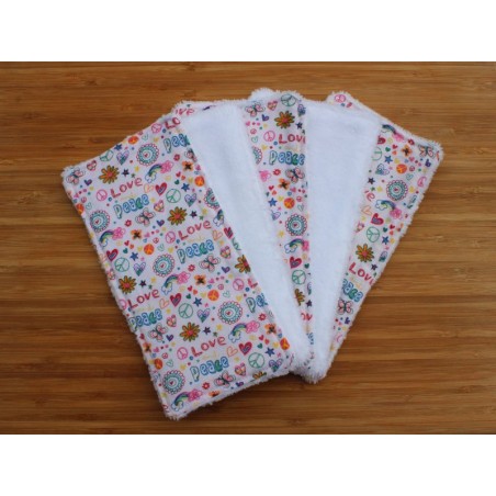 Lot de lingettes lavables