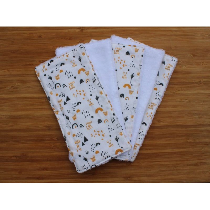 Lot de lingettes lavables