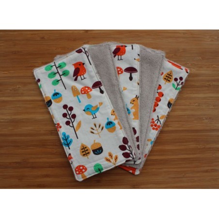 Lot de lingettes lavables