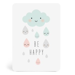 Carte 'Pluie Be Happy'