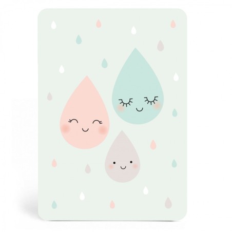 Carte 'Famille goutte'
