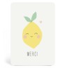 Carte 'Merci citron'