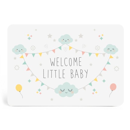 Carte 'Welcome little baby'
