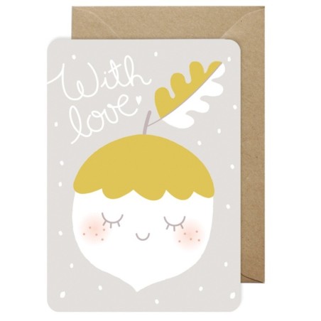 Carte 'With love visage'