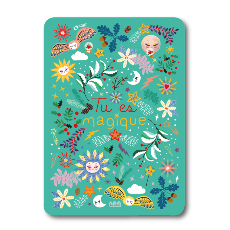 Carte 'Tu es magique'