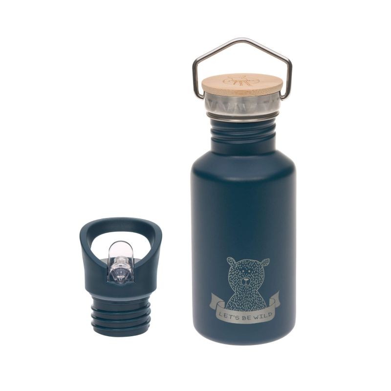 Gourde en inox 'Adventure bleu'
