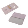 Pochette de change et son tapis 'Lilas'