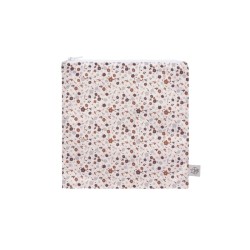 Lot de 2 pochettes à snack 'Oies/Fleurs'