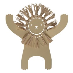 Patère lion (2 vis de...